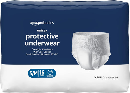 Basics Overnight Protective Underwear, 16-Count