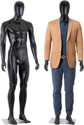ZENY Male Form Mannequin Full Body 73.6in - Adjustable Posing
