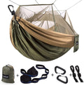 Sunyear Camping Hammock with Net - Portable Single & Double