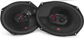 Pair of JBL Stage3 9637F 6 in x 9 in Three-Way Car Speakers - Clear