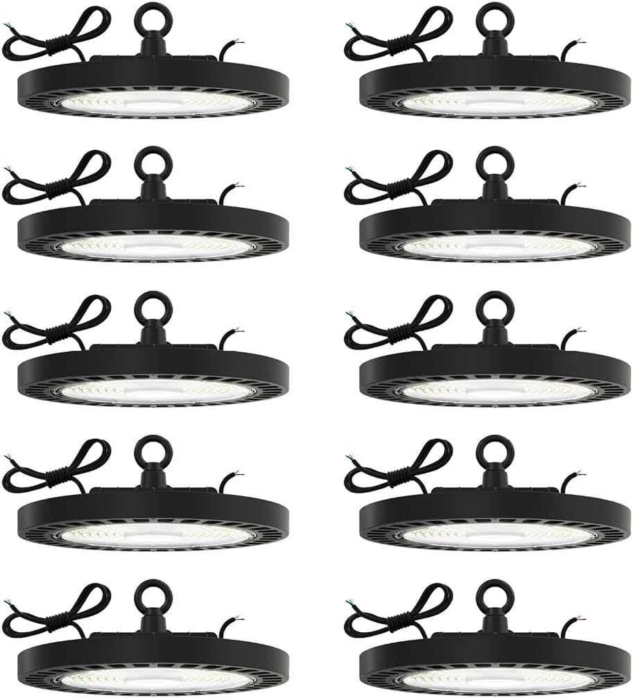 UFO LED High Bay Light 10 Pack for Bright Warehouse Lighting