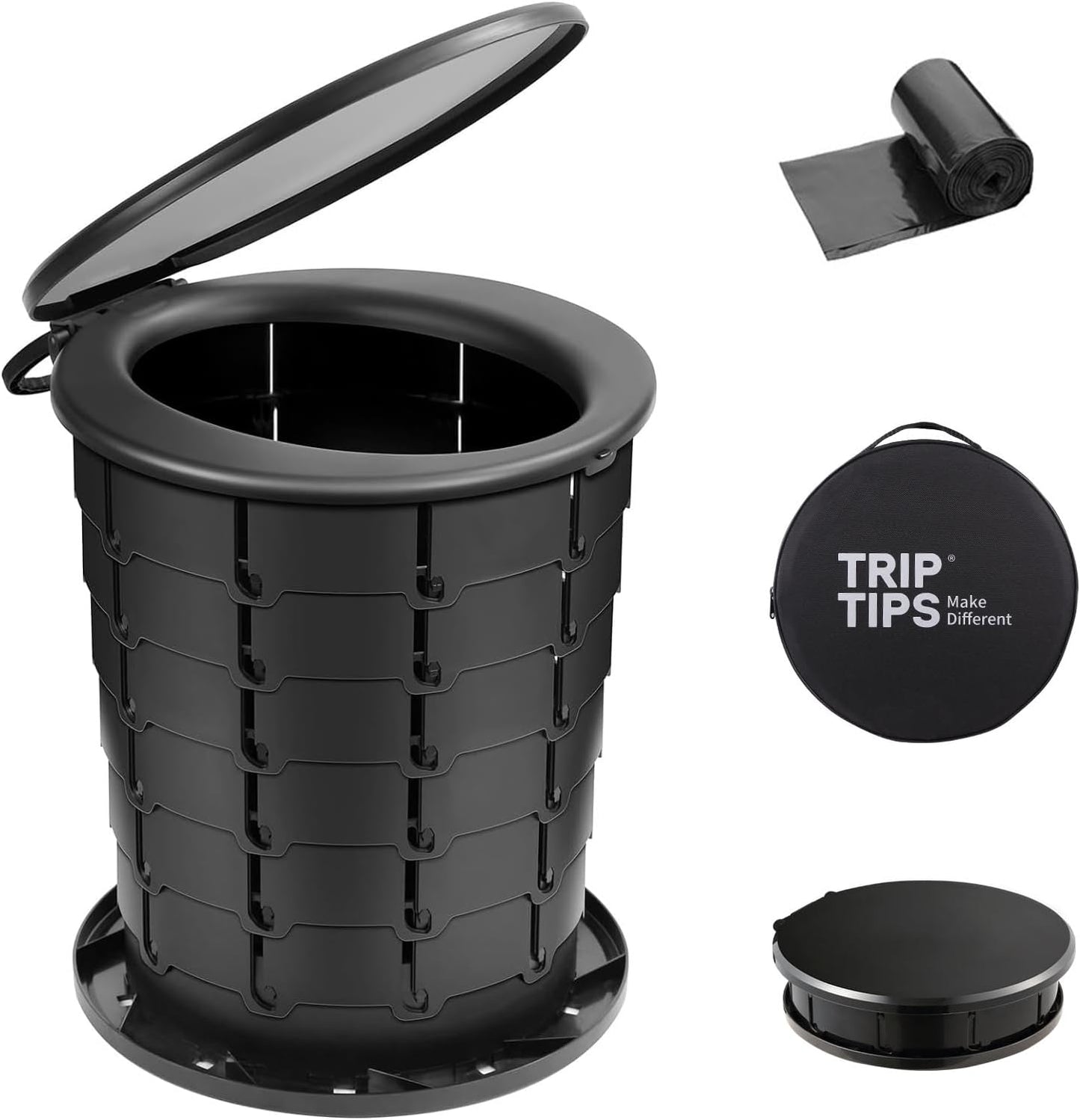 TRIPTIPS Upgrade Portable Toilet for Camping and Travel