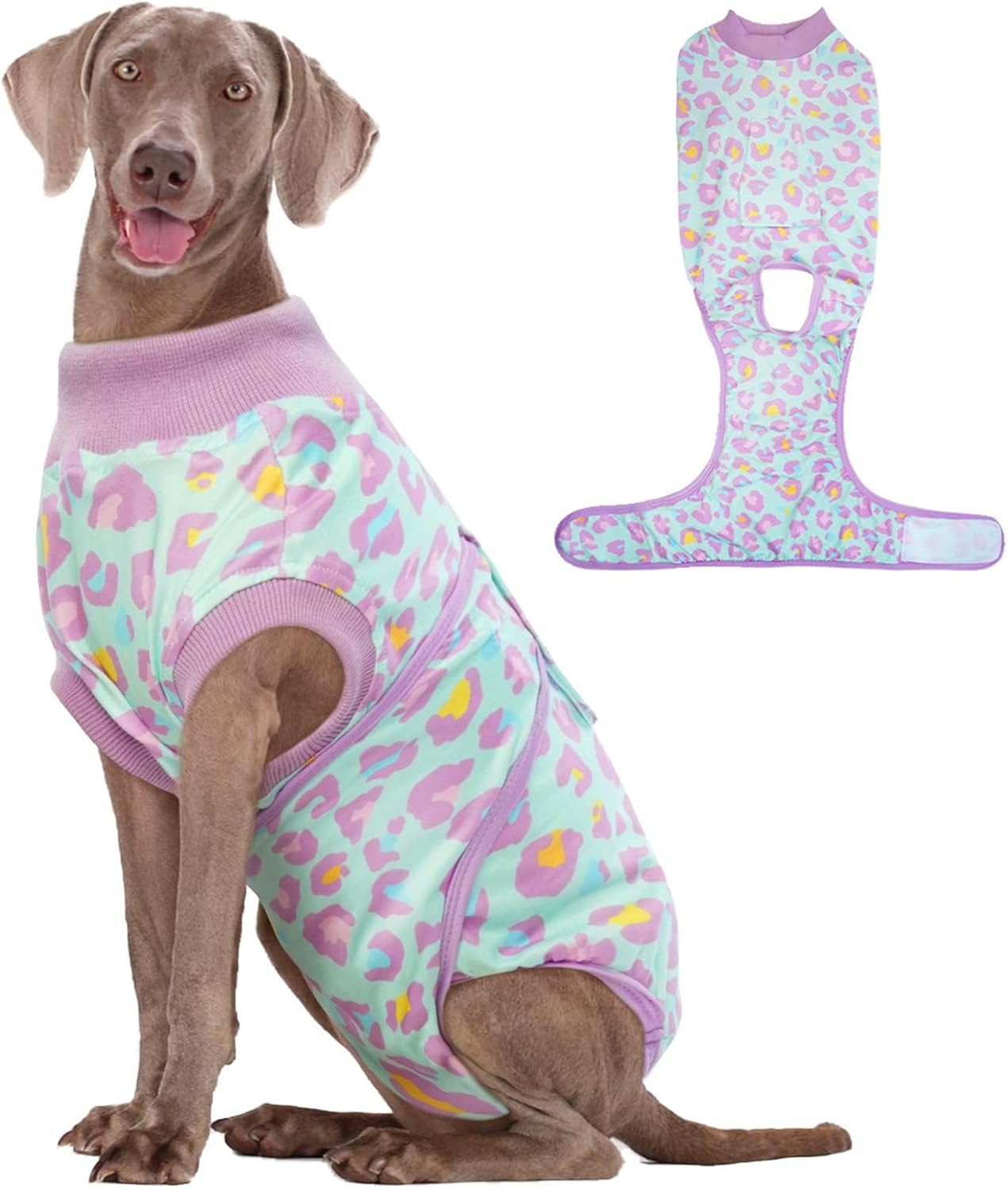 Kuoser Dog Recovery Suit for Surgery, Soft Bodysuit XL Size