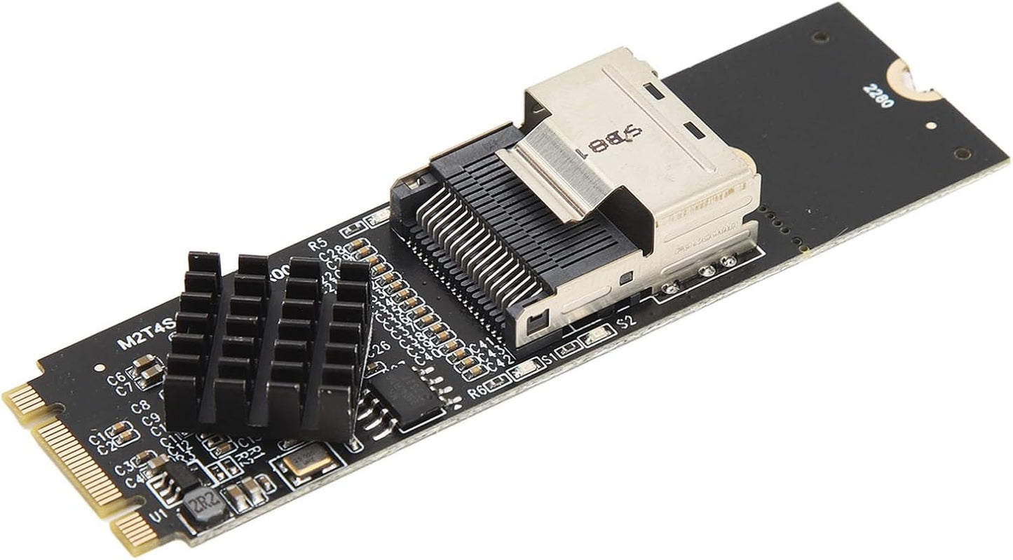 M.2 NVME to SFF 8087 SATA3.0 Expansion Card for Storage Needs