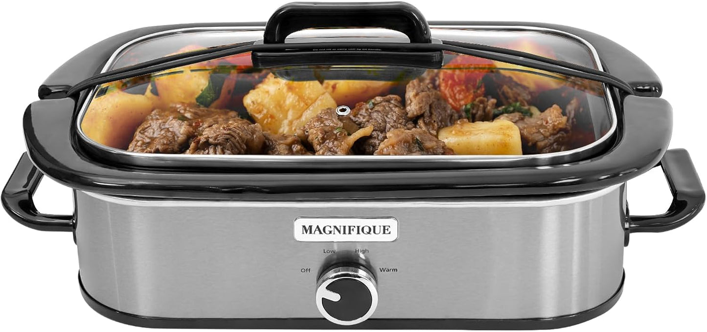 Magnifique 4-Quart Slow Cooker for Family Dinners and More