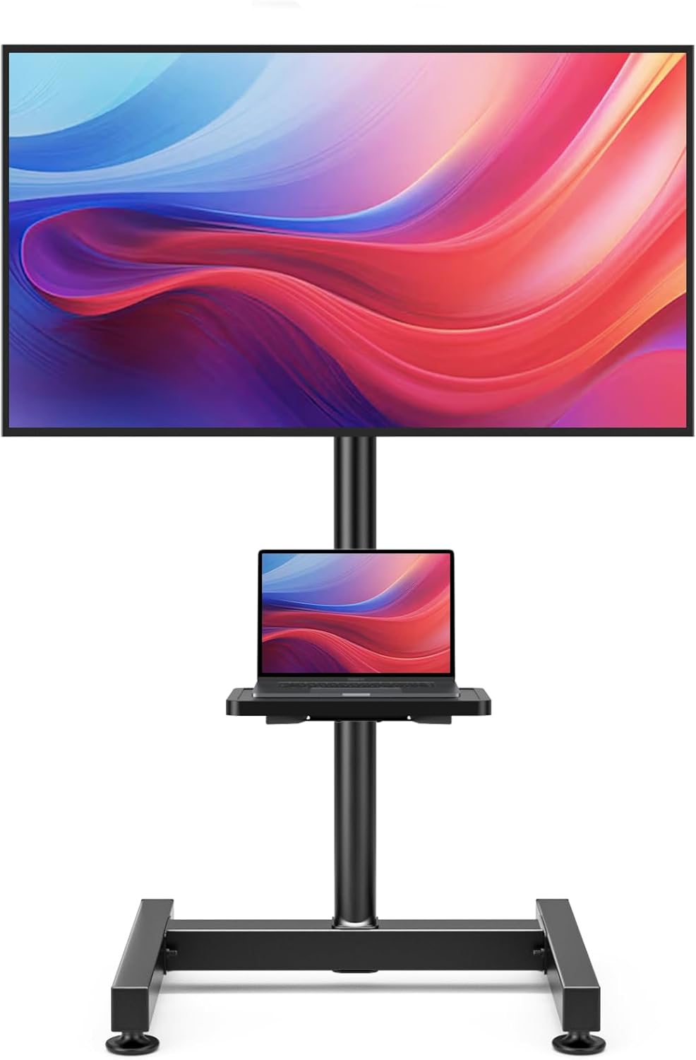 Floor TV Stand with Mount for 13-50 inch Screens, Adjustable