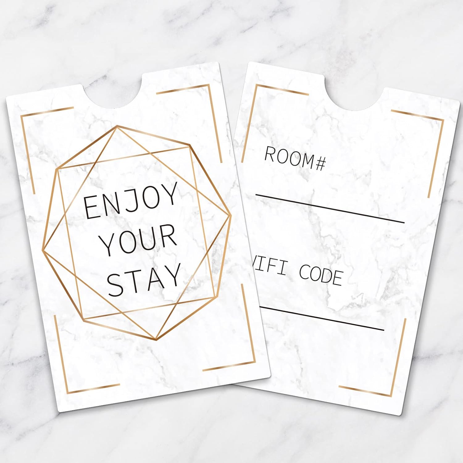 2000 Pcs Hotel Key Card Holder Sleeves for Business Use