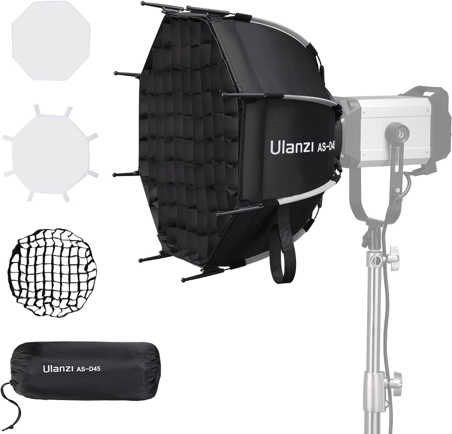 ULANZI 18ft' Parabolic Softbox Quick Release for Studio Lighting