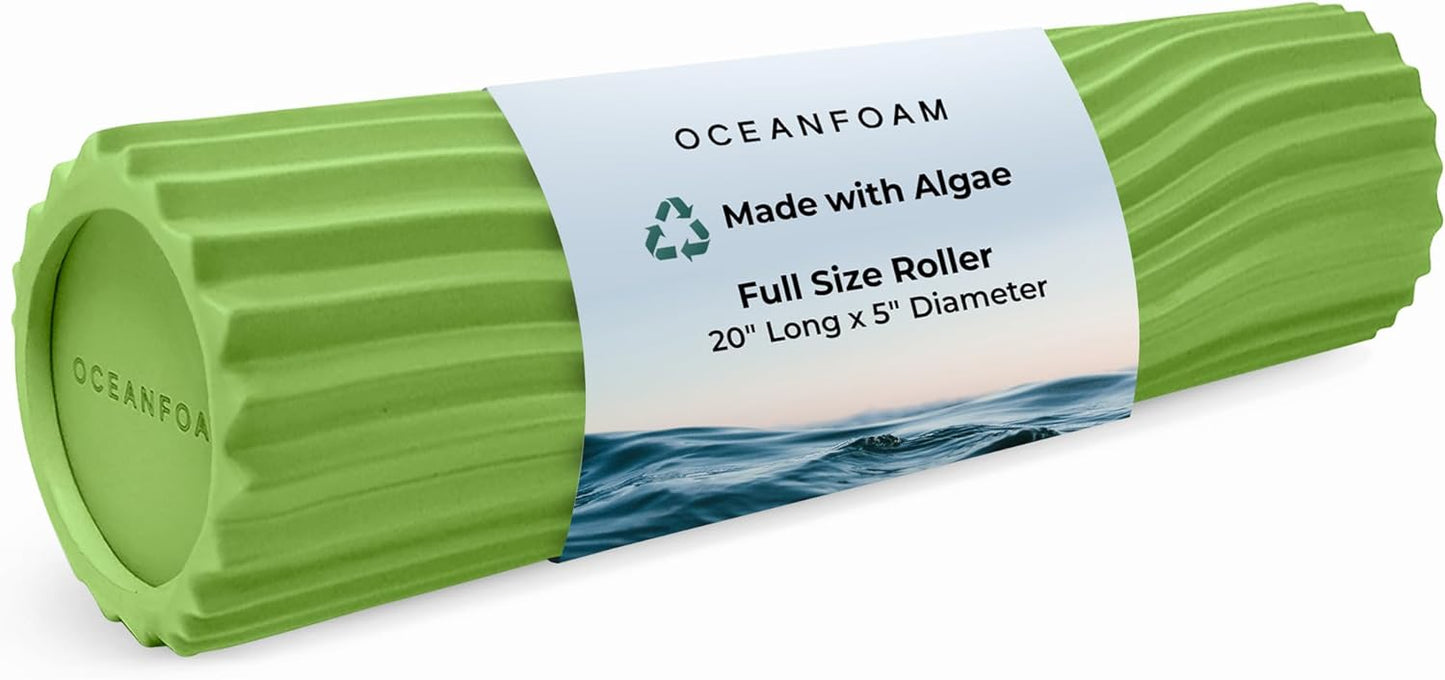 Oceanfoam Tidal Roller - Algae Green Muscle Massage Foam Roller
