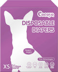 COCOYO Disposable Dog Diapers Female - Super Absorbent, Leak-Proof