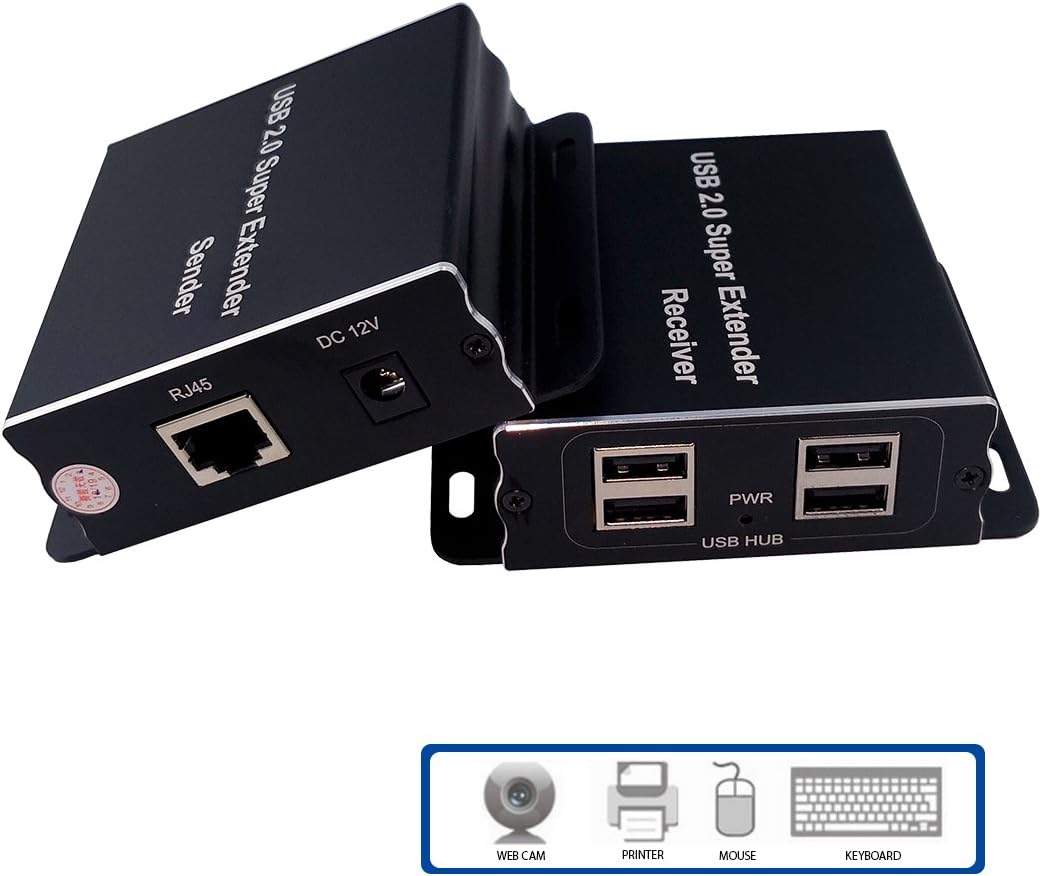 E-SDS USB Extender Over Cat5E/6 for High-Speed Connections