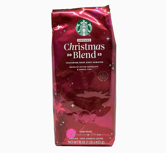 Starbucks Xmas Blend Ground Coffee - Festive 1lb
