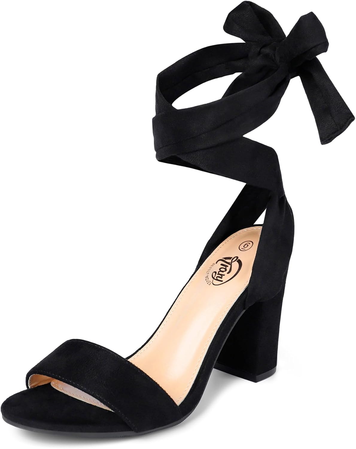 Trary Lace Up Chunky Heels for Women - Stylish and Comfortable