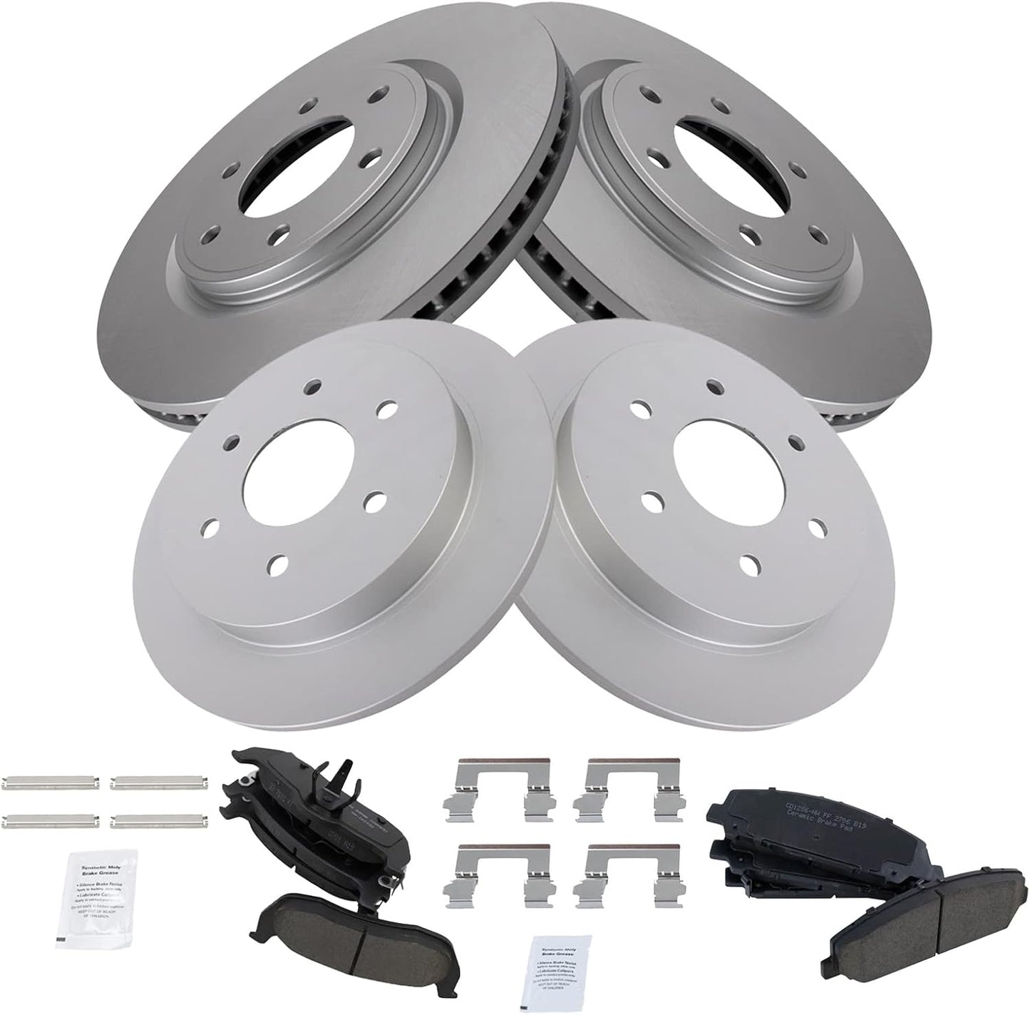 Premium Brake Pad & Rotor Kit for 2008-2011 Nissan Armada