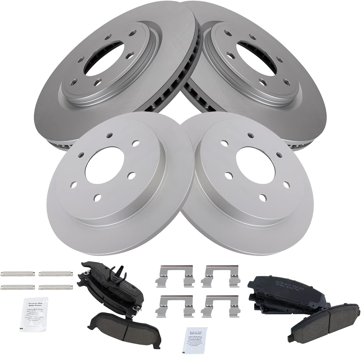 Premium Brake Pad & Rotor Kit for 2008-2011 Nissan Armada