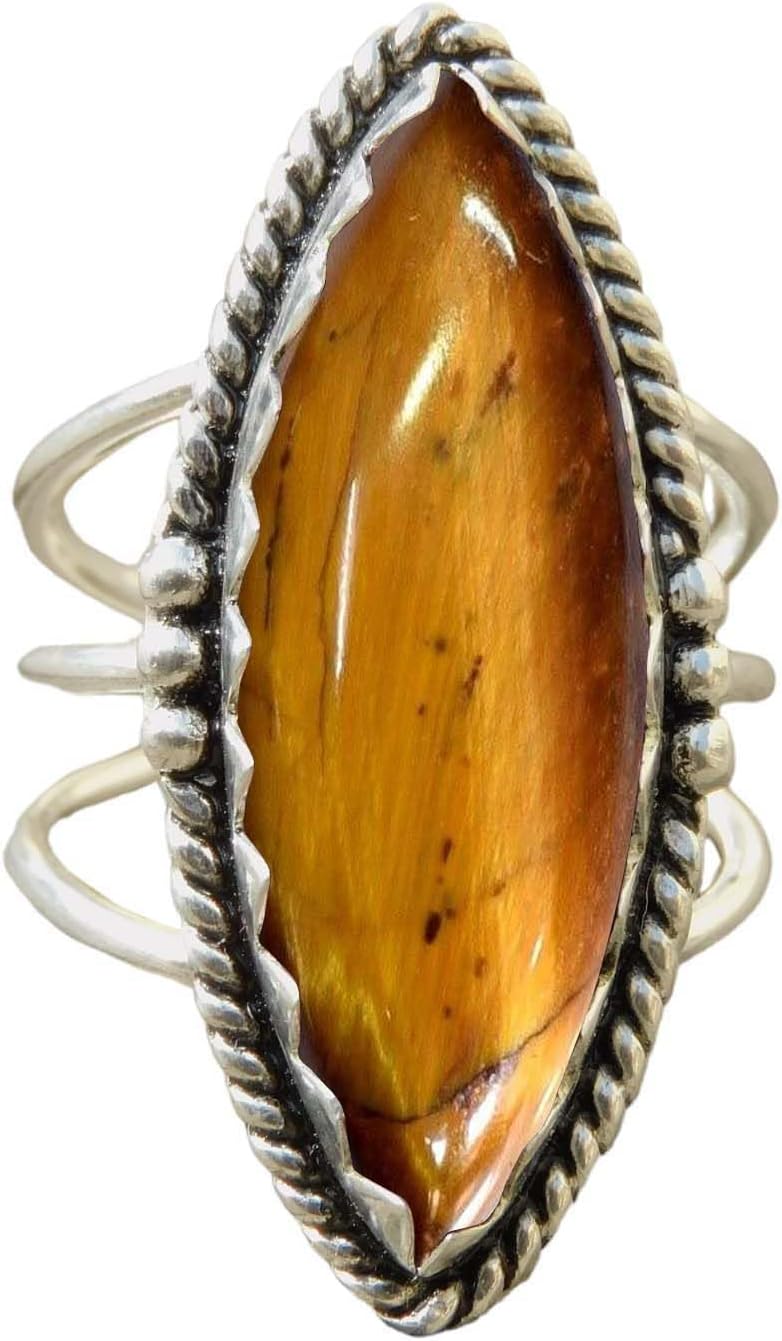 NKG Blue Copper Turquoise Ring for Women - Simple Classy Design