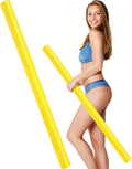 Jumbo Pool Noodles 2 Pack - Large Hollow Foam Swim Noodles for Pool