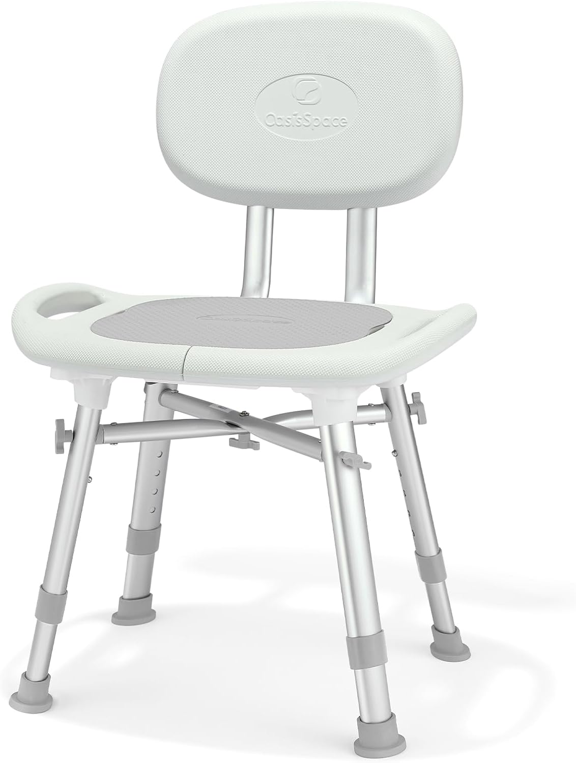 500lbs Heavy Duty Shower Chair - Non-Slip, Easy Assembly