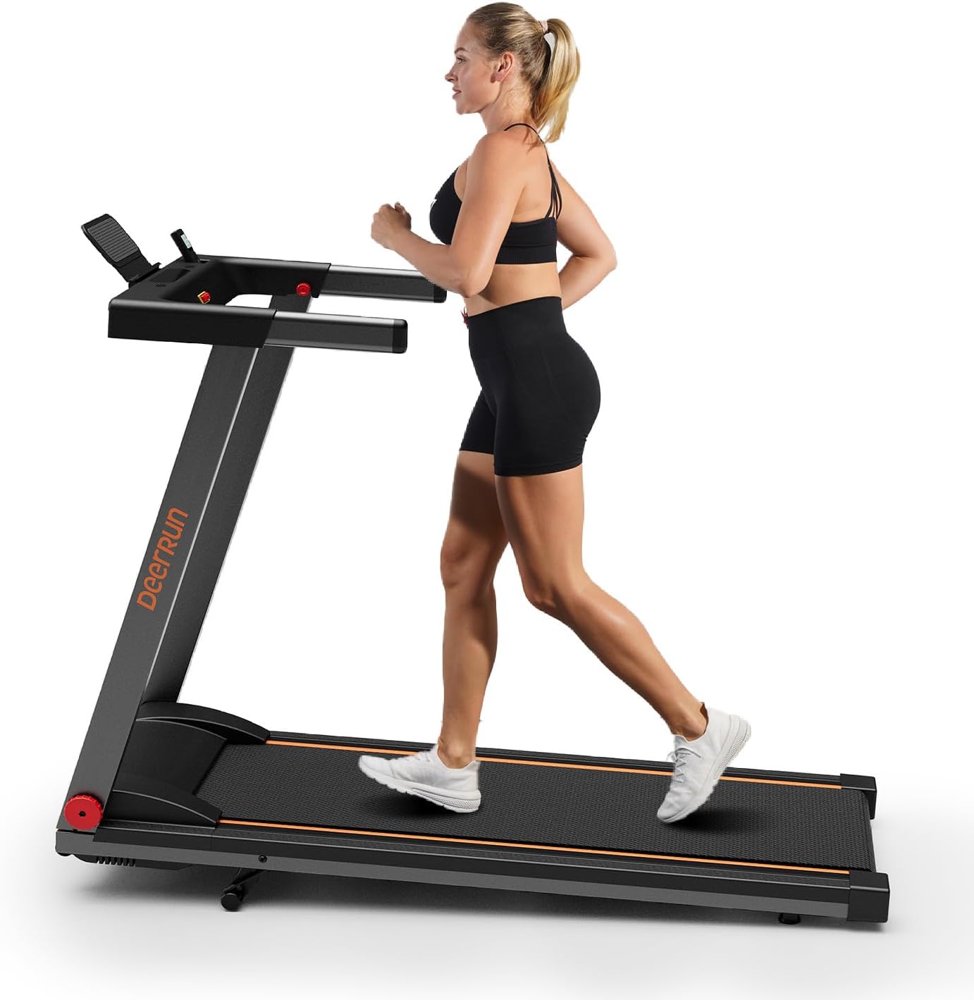 DeerRun Treadmills for Home: Compact 3.5HP Folding Treadmill