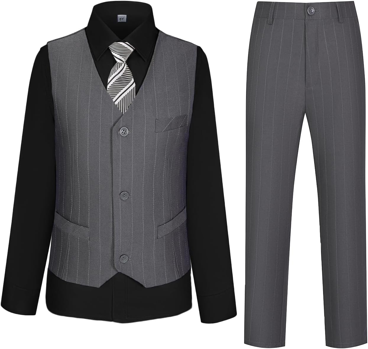 Boys Vest Set Formal Dress Suits for Weddings and Events