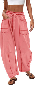 Barrel Sweatpants High Waisted Wide Leg Pants (Style 9WZL)