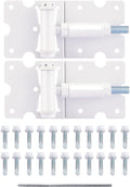 Self-Closing Gate Hinges Heavy Duty for Vinyl Wood Metal Fence - Pack