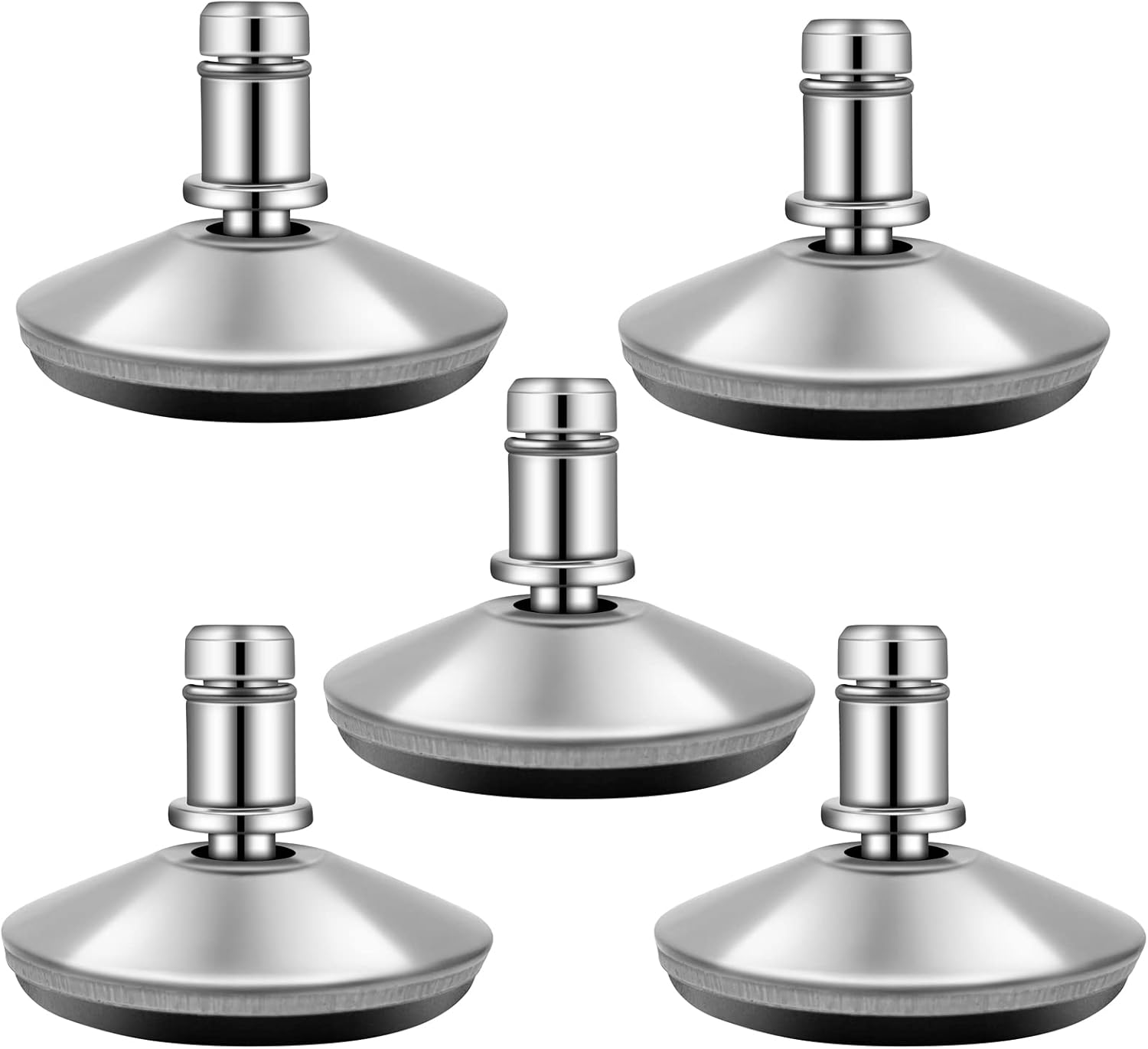 5pcs Bell Glides: Transform Office Chairs