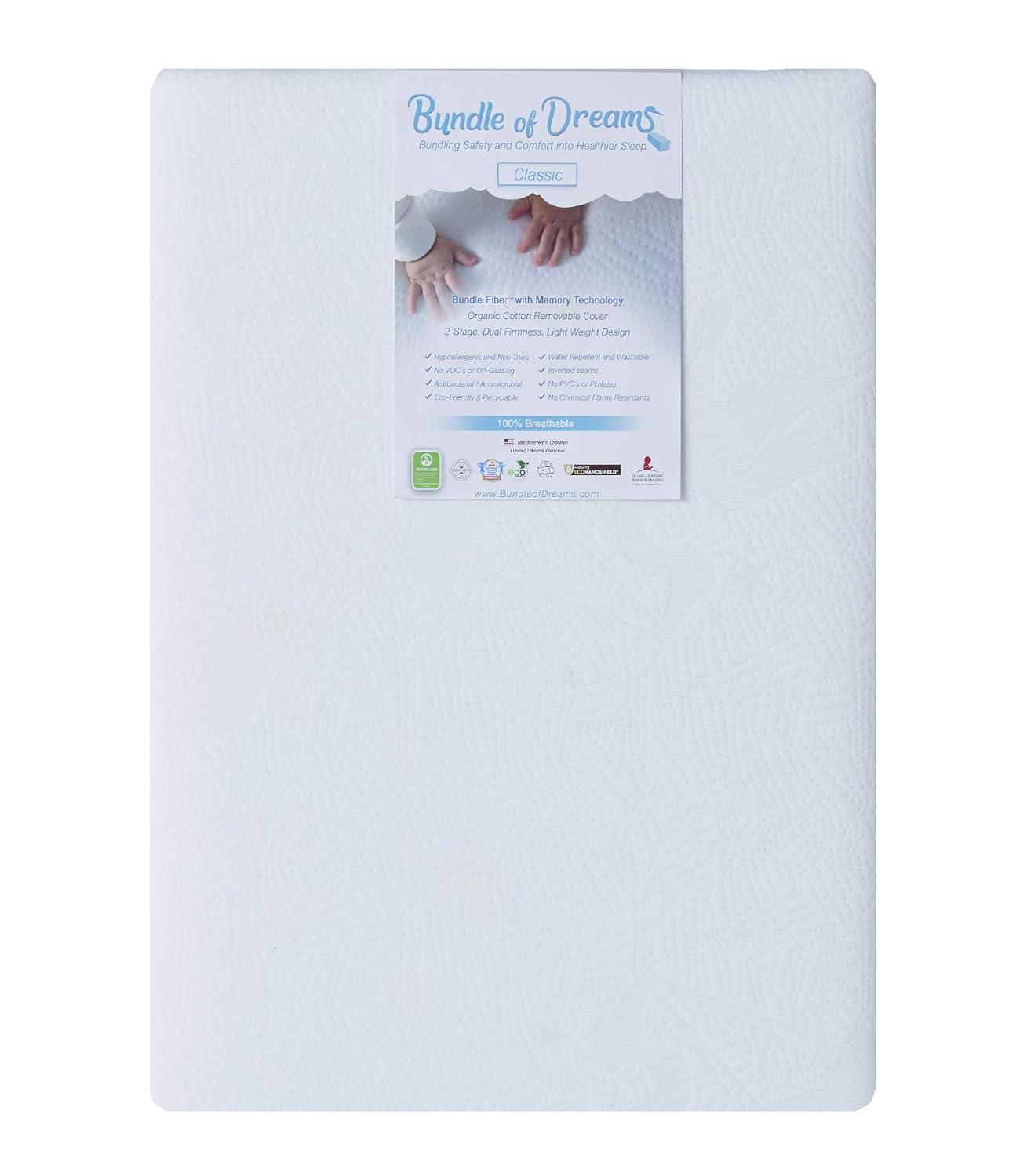Bundle of Dreams 5in Organic Cotton Mini Crib Mattress Review