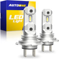 AUTOONE H7 Bulbs Ultra Bright 6500K Cool White Replacement - Pack of 2