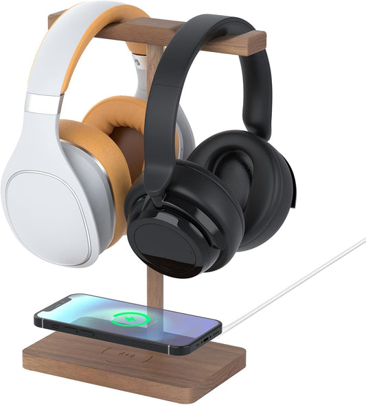 Wireless Charging Headphone Stand for Ultimate Organization