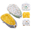 E'ALLEY Baby Lounger with Extra Breathable Cotton Cover - Portable