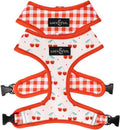 Cheery Cherries Reversible Dog Harness Small - Cute Padded Vest