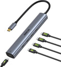 USB C Hub 10Gbps Multiport Dongle - 4K@60Hz, 100W PD