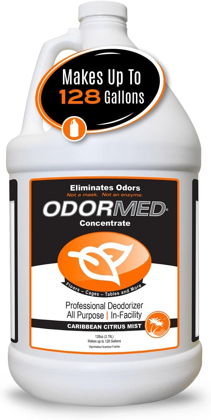 ODORMED Pet Odor Eliminator Concentrate for Strong Odors 1 Gal