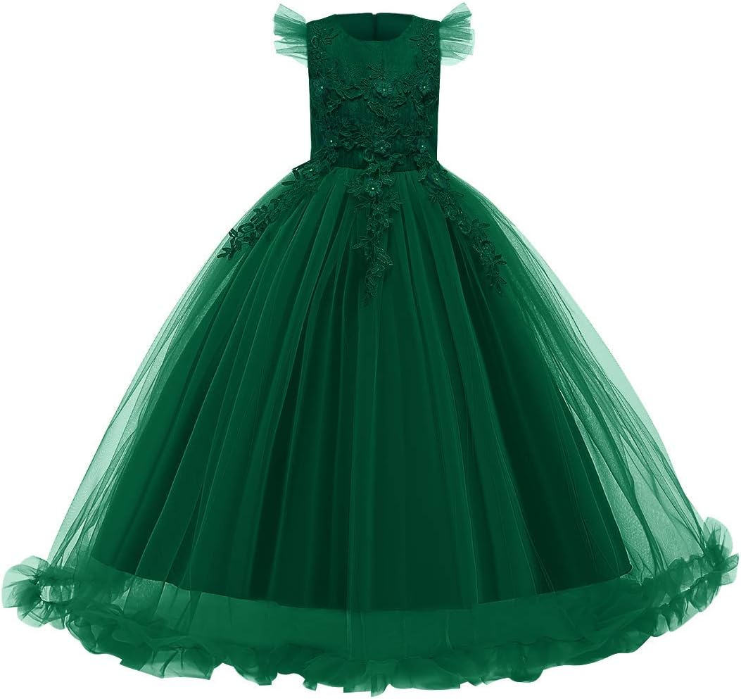 Flower Girls Maxi Dress for Weddings and Special Occasions
