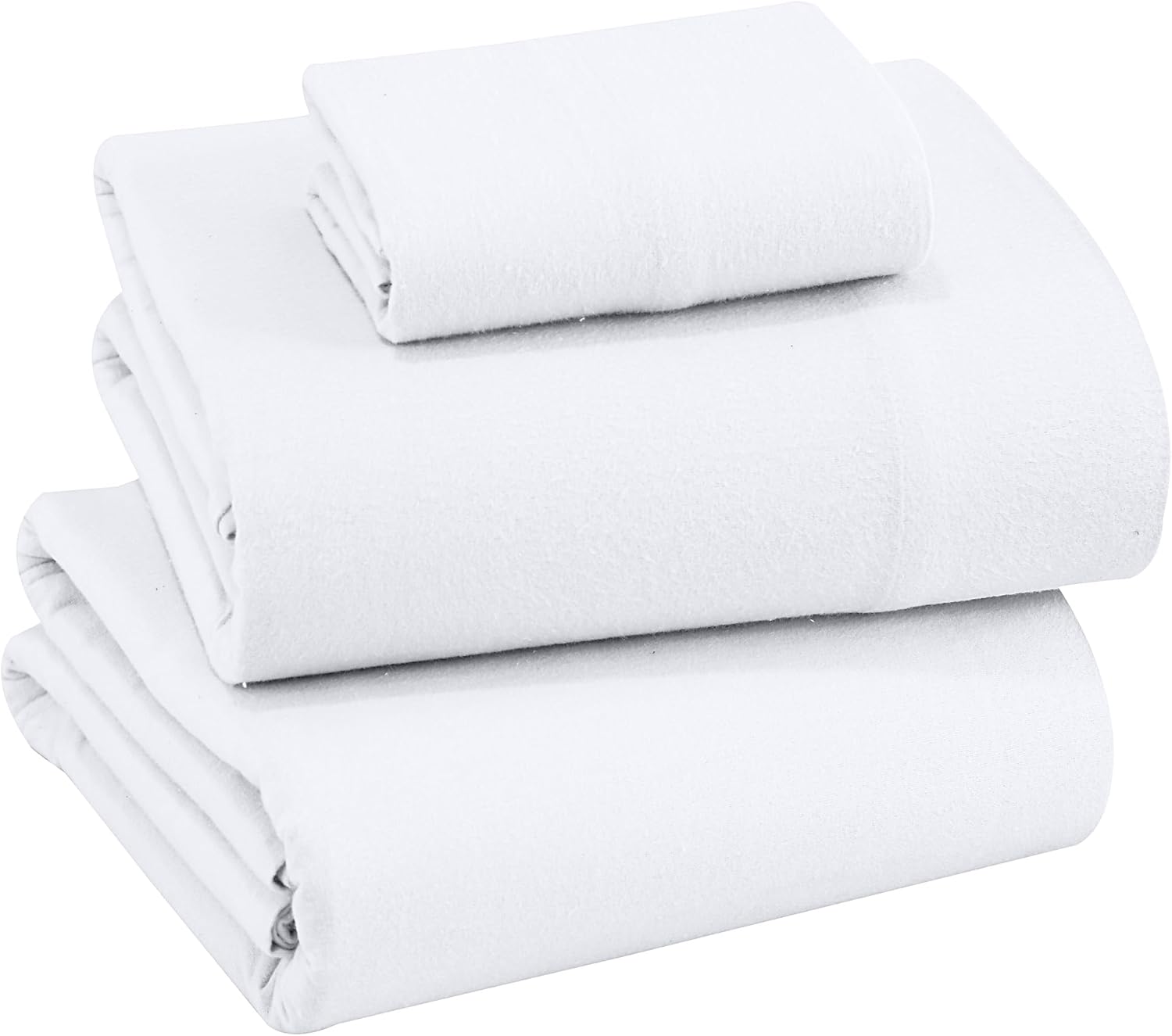 100% Cotton Flannel Sheets Twin Size Set for Cozy Comfort