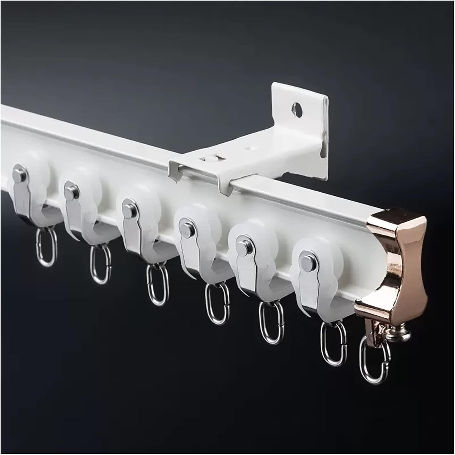Waterproof Aluminum Shower Curtain Rod 9ft