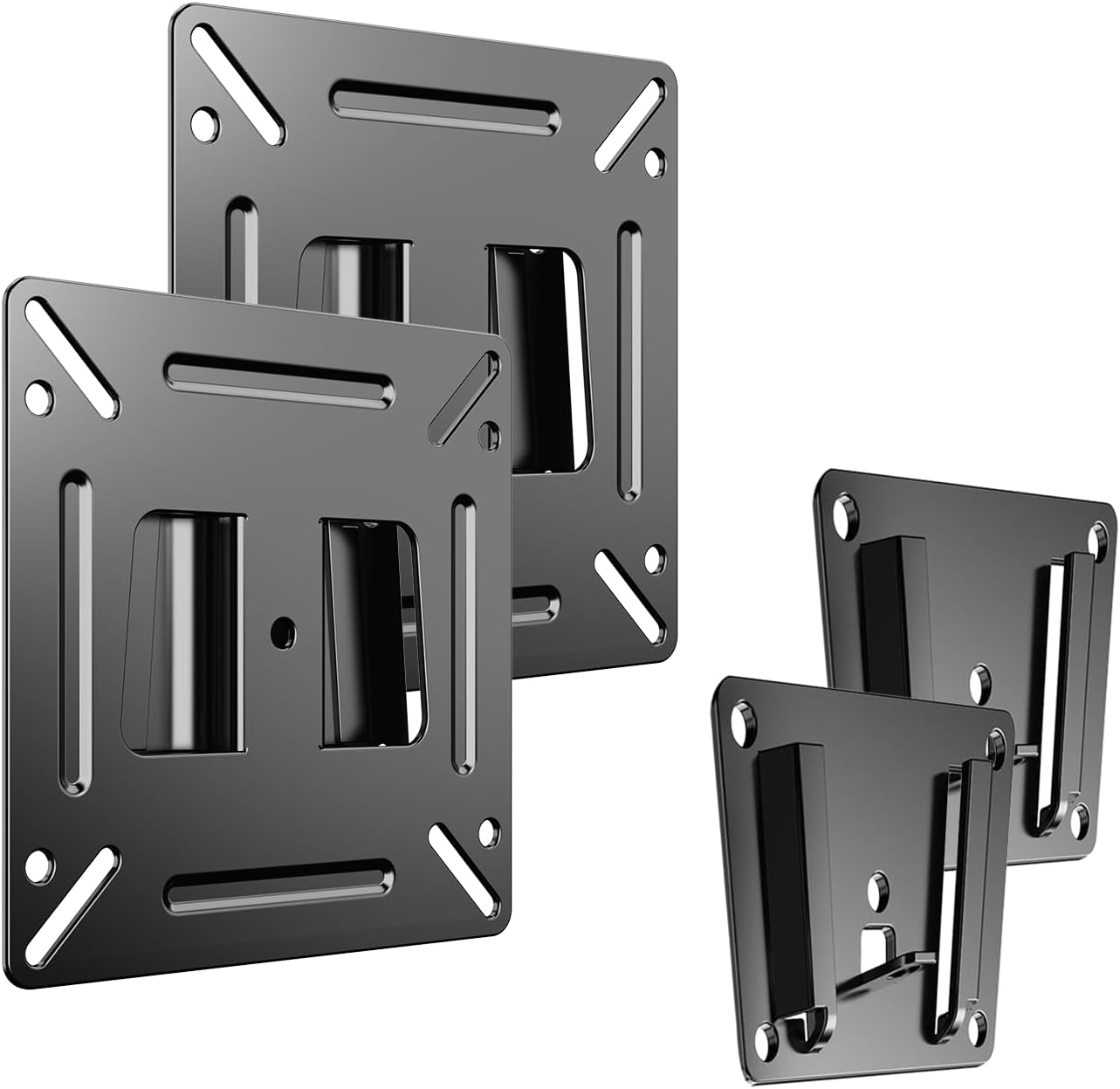 Space-Saving Dual Monitor Wall Mount for Small Screens