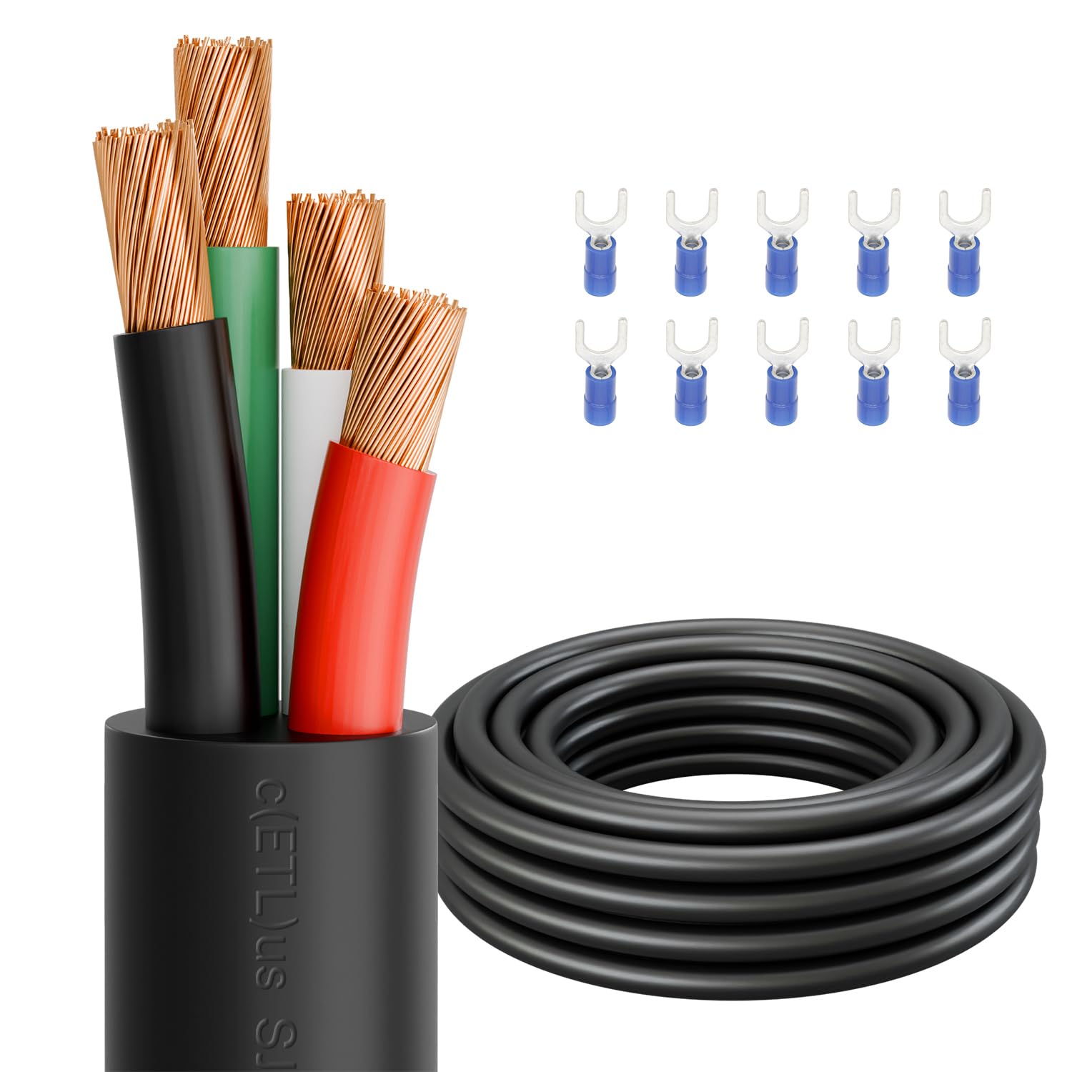 Firmerst 14/4 Outdoor-Rated Mini-Split Cable for HVAC Systems