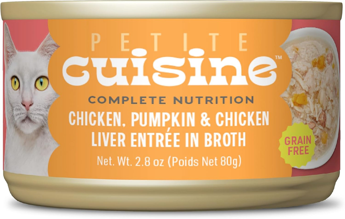 PETITE CUISINE Whole Foods Wet Cat Food with Chicken & Pumpkin