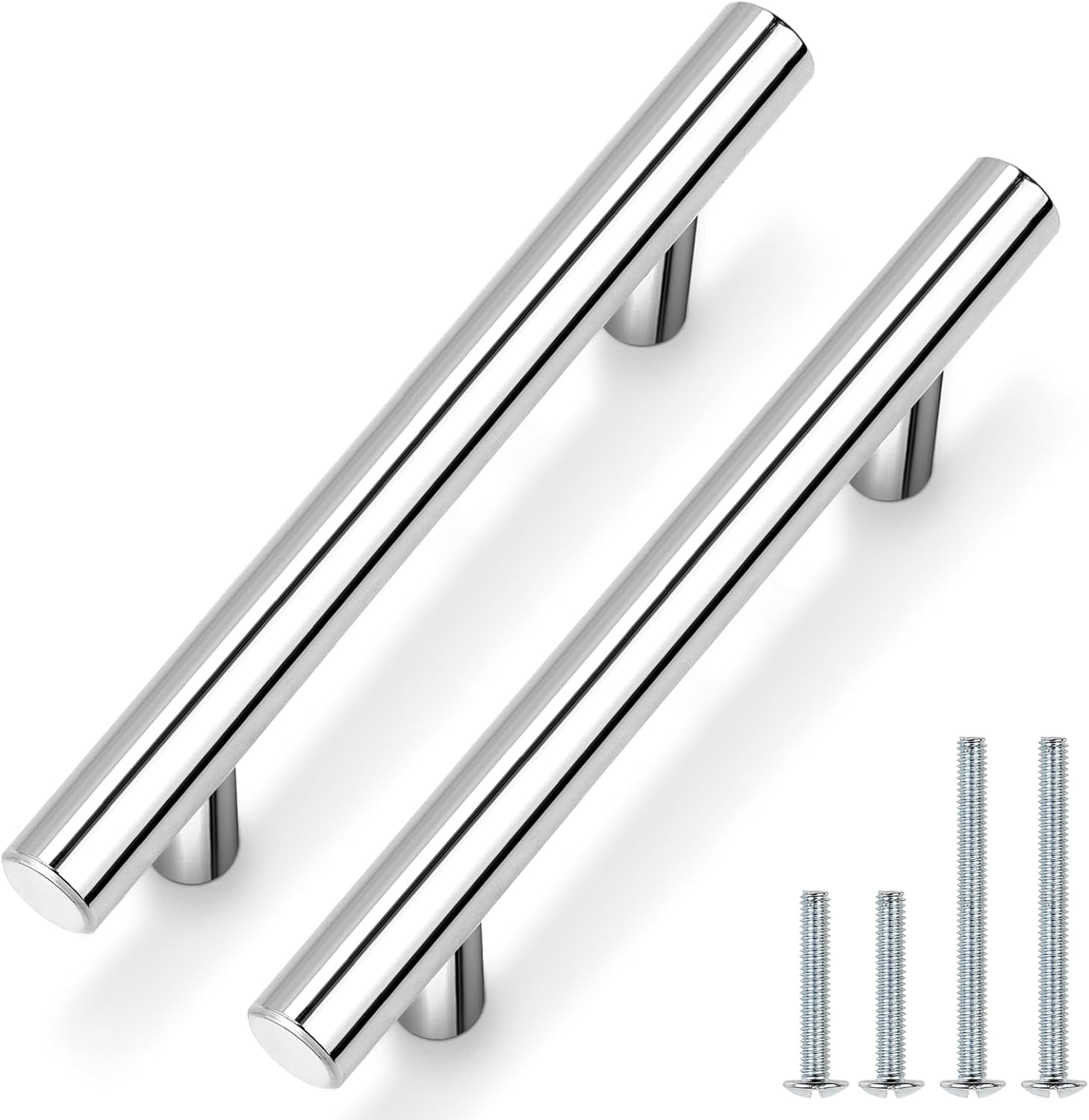 Probrico 30 Pack Polished Chrome Drawer Pulls for Cabinets