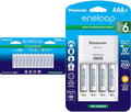 Eneloop AAA Rechargeable Batteries with 4-Position Charger - Long Life