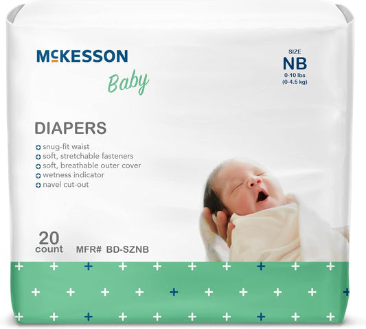 McKesson Newborn Baby Diapers - Comfort for Tiny Tots