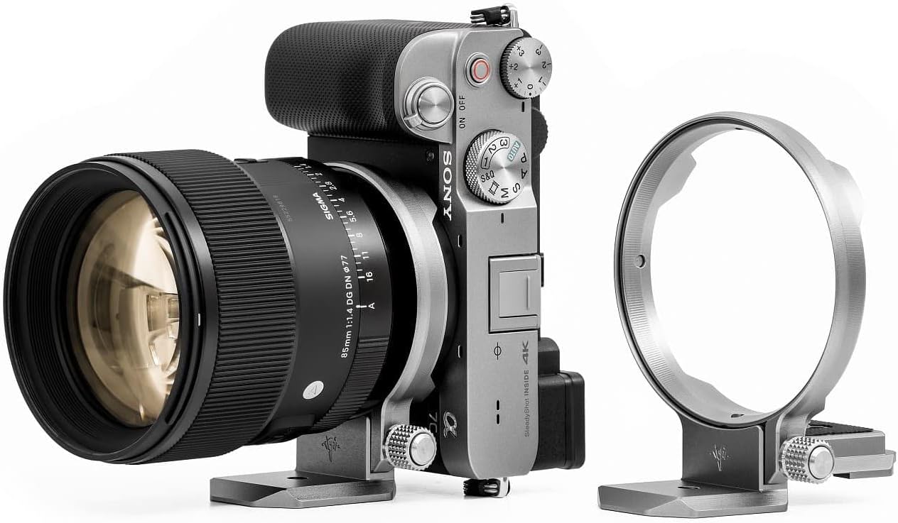 Atoll D-Silver Rotating Collar for DSLR Cameras - Fast Orientation