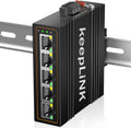 5-Port Industrial Ethernet Switch - Rugged DIN-Rail 10/100Mbps