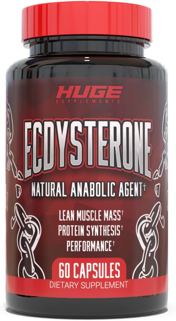 Ecdysterone Supplement for Men - Natural Muscle Builder 1000mg