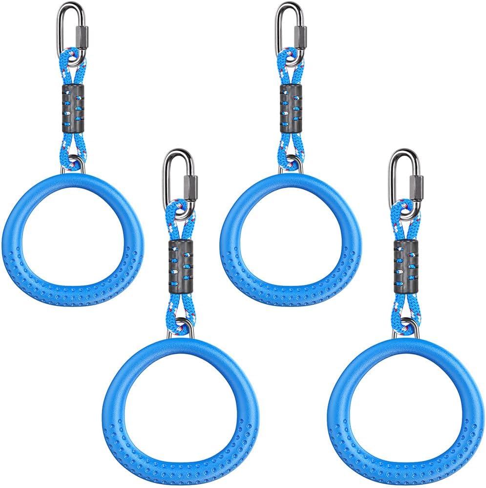 Dolibest Ninja Gymnastic Rings Set for Kids - 1000LB Capacity
