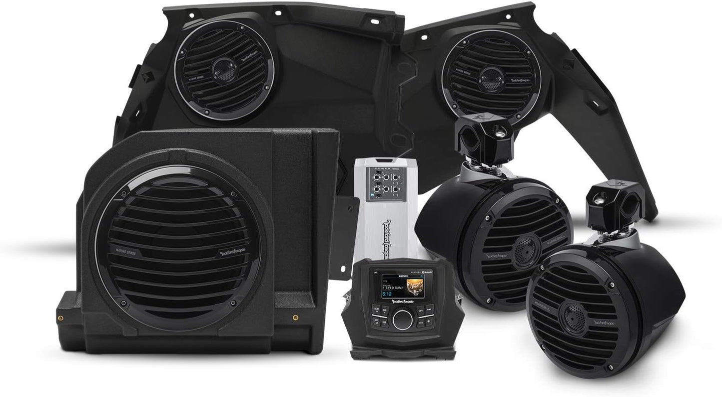 Rockford Fosgate X3-Stage4 400 Watt Stereo Kit for Maverick X3