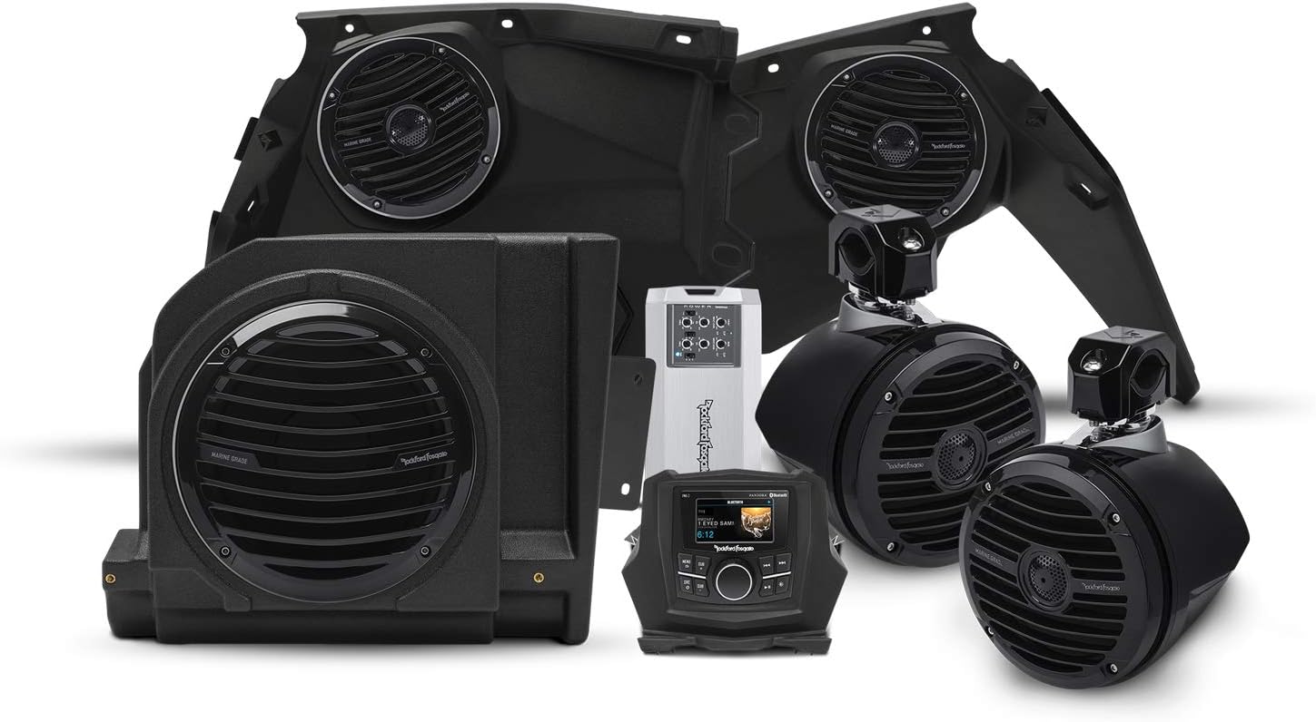 Rockford Fosgate X3-Stage4 400 Watt Stereo Kit for Maverick X3