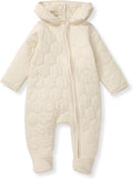 Burt's Bees Baby Girls Infant Bunting Jumpsuit for Comfort
